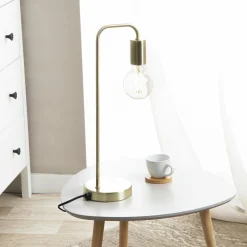 ATMOSPHERA Lampe à poser en métal (H45 cm) Keli Or Clearance