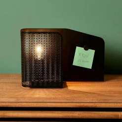 OSTARIA Lampe à poser en métal (L25 x H16 cm) Aladin Noir Clearance