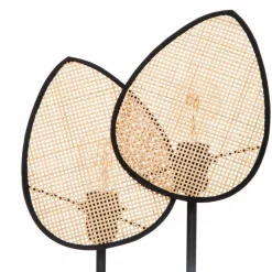 ATMOSPHERA Lampe à poser en rotin (H44 cm) Olme Beige Discount