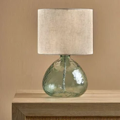 OSTARIA Lampe à poser en verre (H27 cm) Solaz e Vert Hot