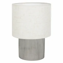 OSTARIA Lampe à poser en verre (H22 cm) Delia Noir New