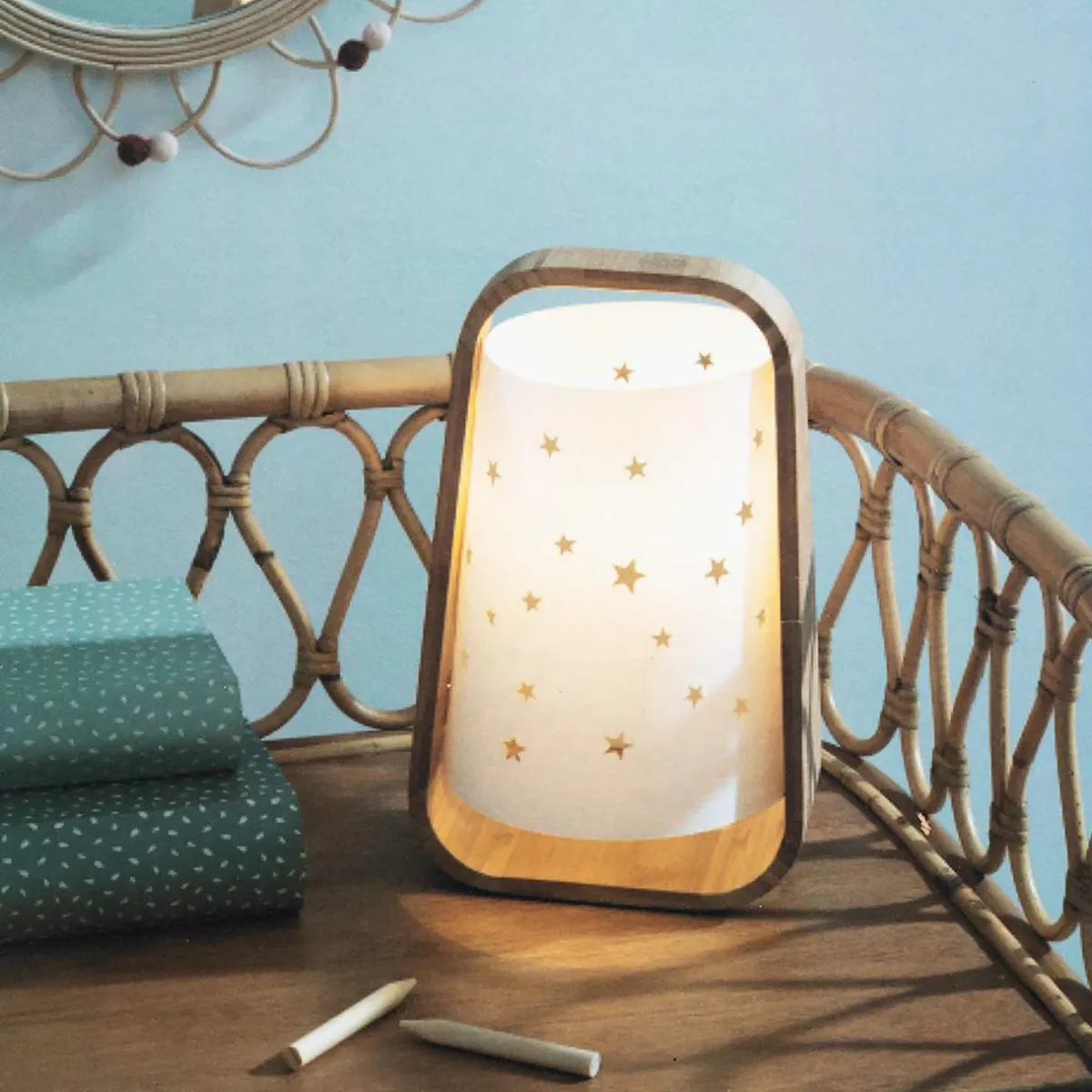 Atmosphera createur d'interieur for kids Lampe à poser enfant (H26.5 cm) Etoile he Blanc Hot