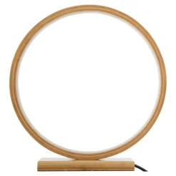 ATMOSPHERA Lampe à poser LED (H32 cm) Ronde Bois Discount