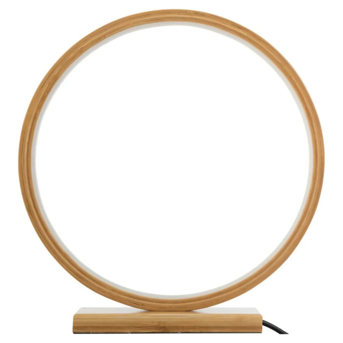 ATMOSPHERA Lampe à poser LED (H32 cm) Ronde Bois Discount