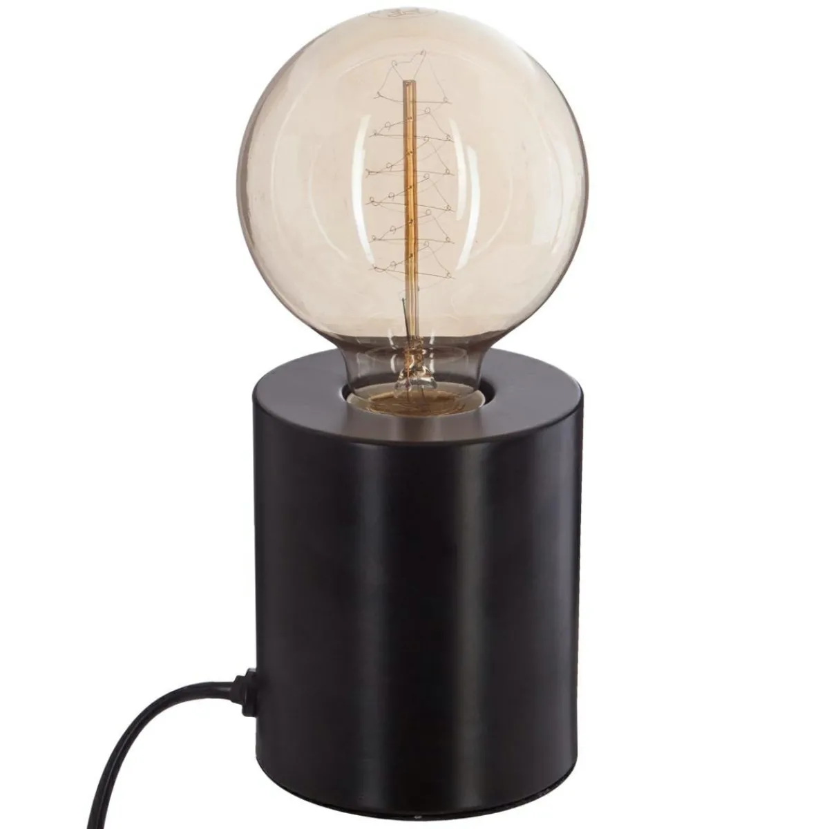 ATMOSPHERA Lampe à poser méral (H10,5 cm) Tube Noir