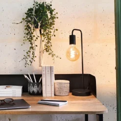 ATMOSPHERA Lampe à poser métal (H45,5 cm) Arietis Noir Sale