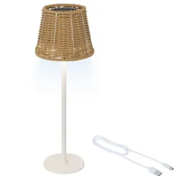 KAEMINGK Lampe de table extérieure solaire LED (H38 cm) Marylebone Naturel Hot
