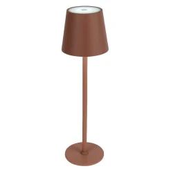#N/A Lampe de table sans fil rechargeable USB 48 LED (H37 cm) Brooklyn Terracotta Orange Discount