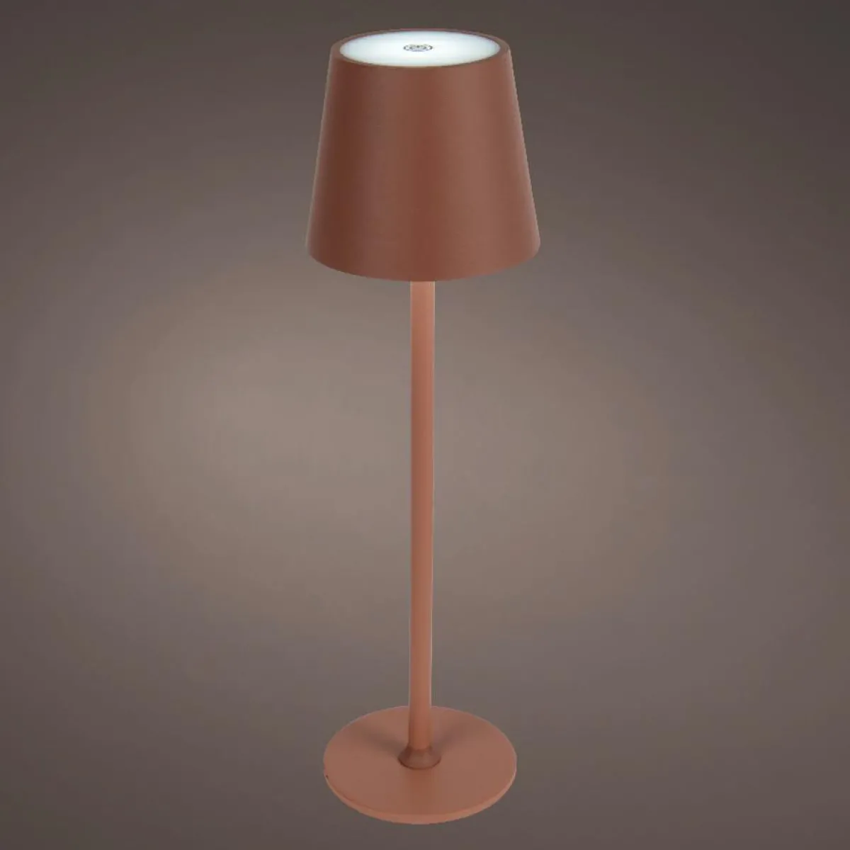 #N/A Lampe de table sans fil rechargeable USB 48 LED (H37 cm) Brooklyn Terracotta Orange Discount