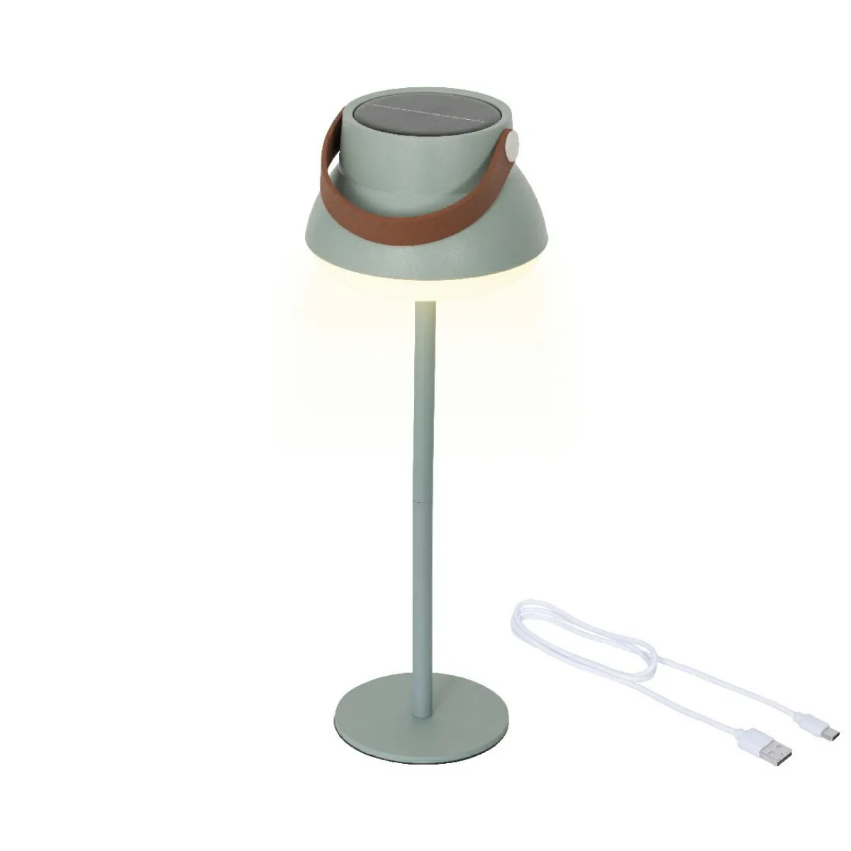 KAEMINGK Lampe de table solaire 100 lumens (H36 cm) Tokyo Vert menthe Online
