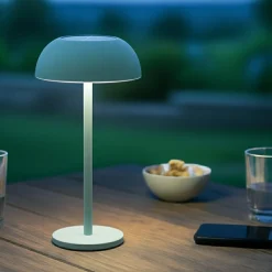 KAEMINGK Lampe de table solaire 100 lumens (H33 cm) Malibu Vert menthe New