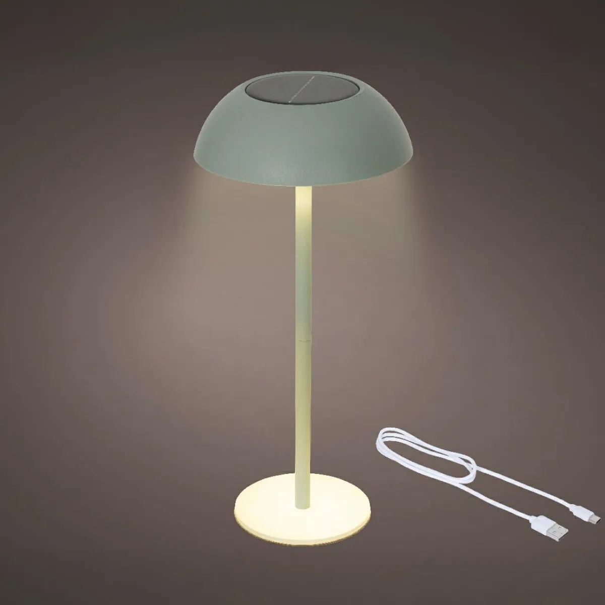 KAEMINGK Lampe de table solaire 100 lumens (H33 cm) Malibu Vert menthe New