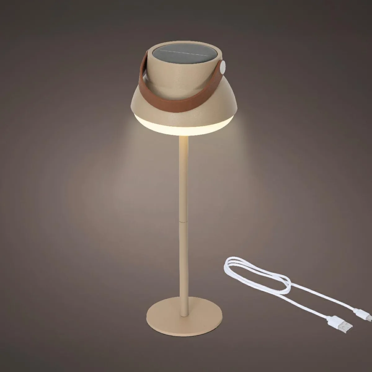 KAEMINGK Lampe de table solaire 100 lumens (H36 cm) Tokyo Beige Online