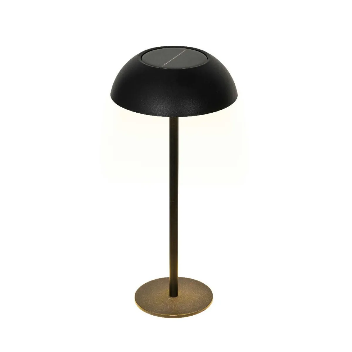 KAEMINGK Lampe de table solaire LED (H33 cm) Malibu Noir Discount