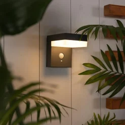 KAEMINGK Lampe murale solaire 600 lumens (H12,5 cm) Elite Gris Anthracite