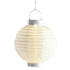 #N/A Lanterne chinoise solaire (D20 cm) Papier chaud Blanc Hot