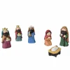 KAEMINGK Les 6 petits santons (Hauteur 11 cm) de Firmin Hot
