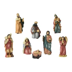 KAEMINGK Les 8 santons (Hauteur 9 cm) de Valentine Multicolore Best