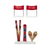 FEERIC LIGHTS Lot de 3 accessoires (H10 cm) Sport d'hiver pour village Clearance