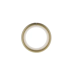 LUANCE Lot de 8 anneaux tringle rideau métal (Diamètre 20 mm) Jim Or Hot