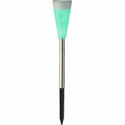 #N/A Lot de 10 bornes de jardin solaires (H26 cm) Marly Multicolore Outlet