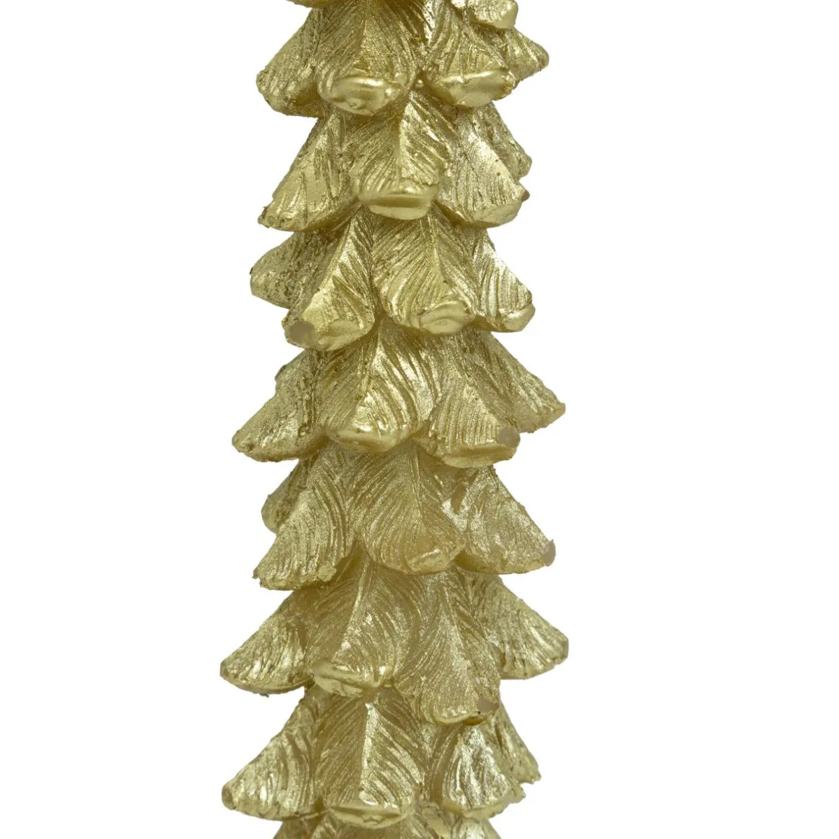 JJA Lot de 2 bougies bâton en cire (H25 cm) Sapin Dé Or
