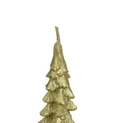 JJA Lot de 2 bougies bâton en cire (H25 cm) Sapin Dé Or
