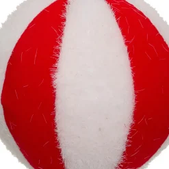 JJA Lot de 22 boules de Noël assorties Rayures Rouge Best