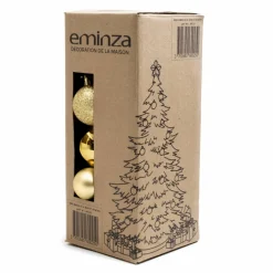 EMINZA Lot de 30 boules de Noël assties New Alpine Or Sale
