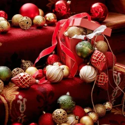 KAEMINGK Lot de 9 boules de Noël (D80 mm) Memories Multicolore Online