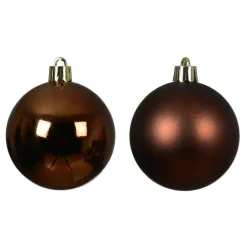 KAEMINGK Lot de 30 boules de Noël (D60 mm) Aravis Brun café Sale