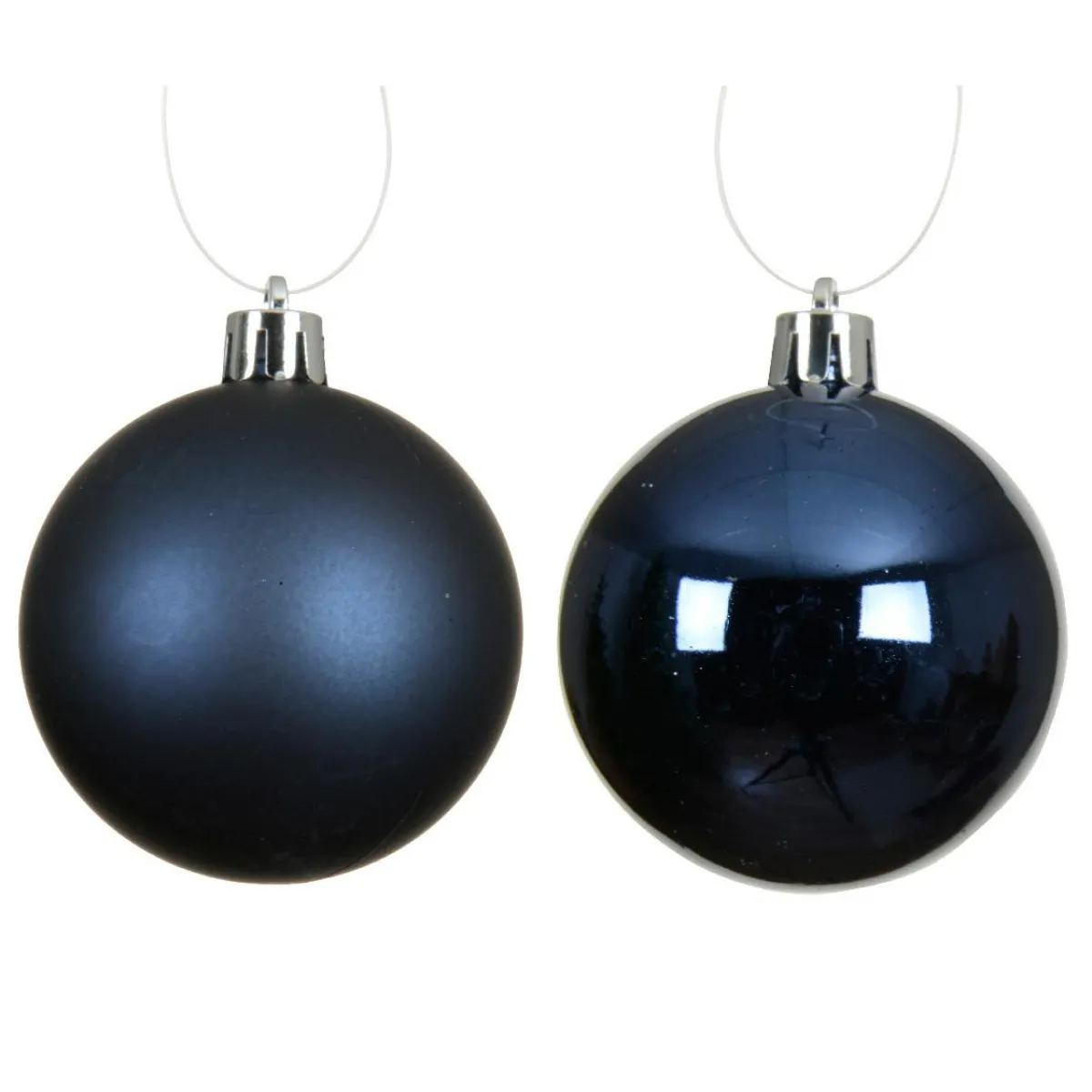 KAEMINGK Lot de 16 boules de Noël (D40 mm) Aravis Bleu nuit Hot