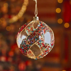 KAEMINGK Lot de 12 boules de Noël (D80 mm) Festive Multicolore Online