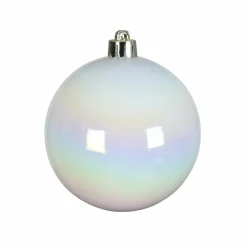 KAEMINGK Lot de 12 boules de Noël (D60 mm) Alpine Blanc irisé Sale