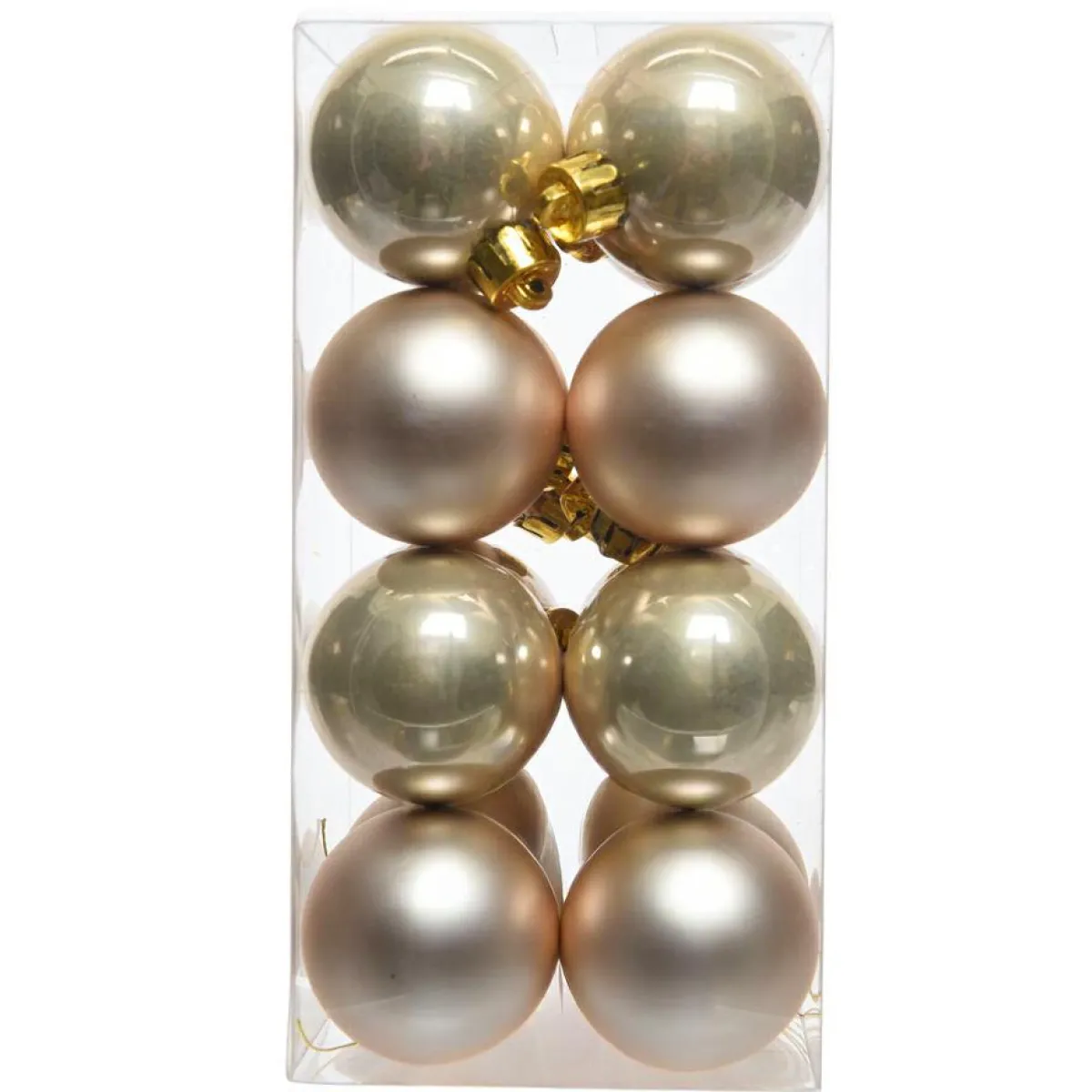 KAEMINGK Lot de 16 boules de Noël (D40 mm) Aravis Perle Best