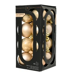 KAEMINGK Lot de 16 boules de Noël (D40 mm) Aravis Perle Best