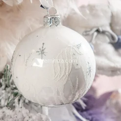 KAEMINGK Lot de 6 boules de Noël en verre Licorne Rose poudré Online
