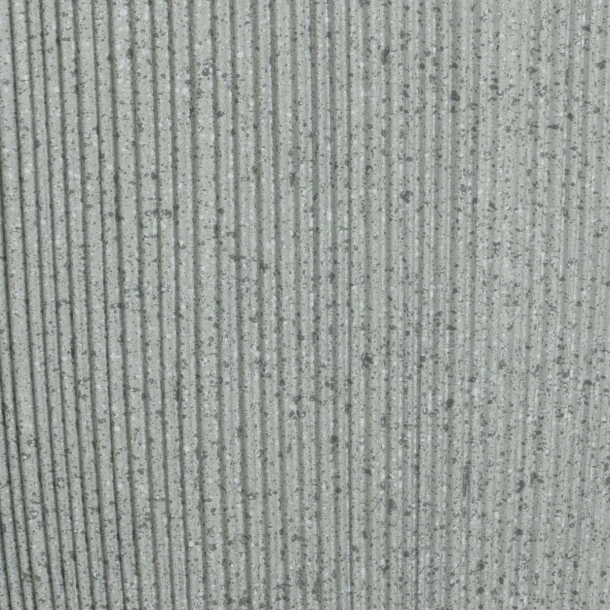 EMINZA Lot de 2 cache-pots d'extérieur (H57-48 cm) Lennox strié Gris clair Clearance