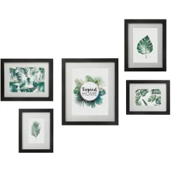 ATMOSPHERA Lot de 5 cadres Tropical Noir Online