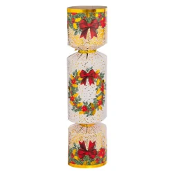 JJA Lot de 6 crackers de Noël Festivités Rouge et Blanc Multicolore New