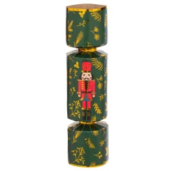 JJA Lot de 6 crackers de Noël Soldats Casse-noisette Vert et Rouge Multicolore Clearance