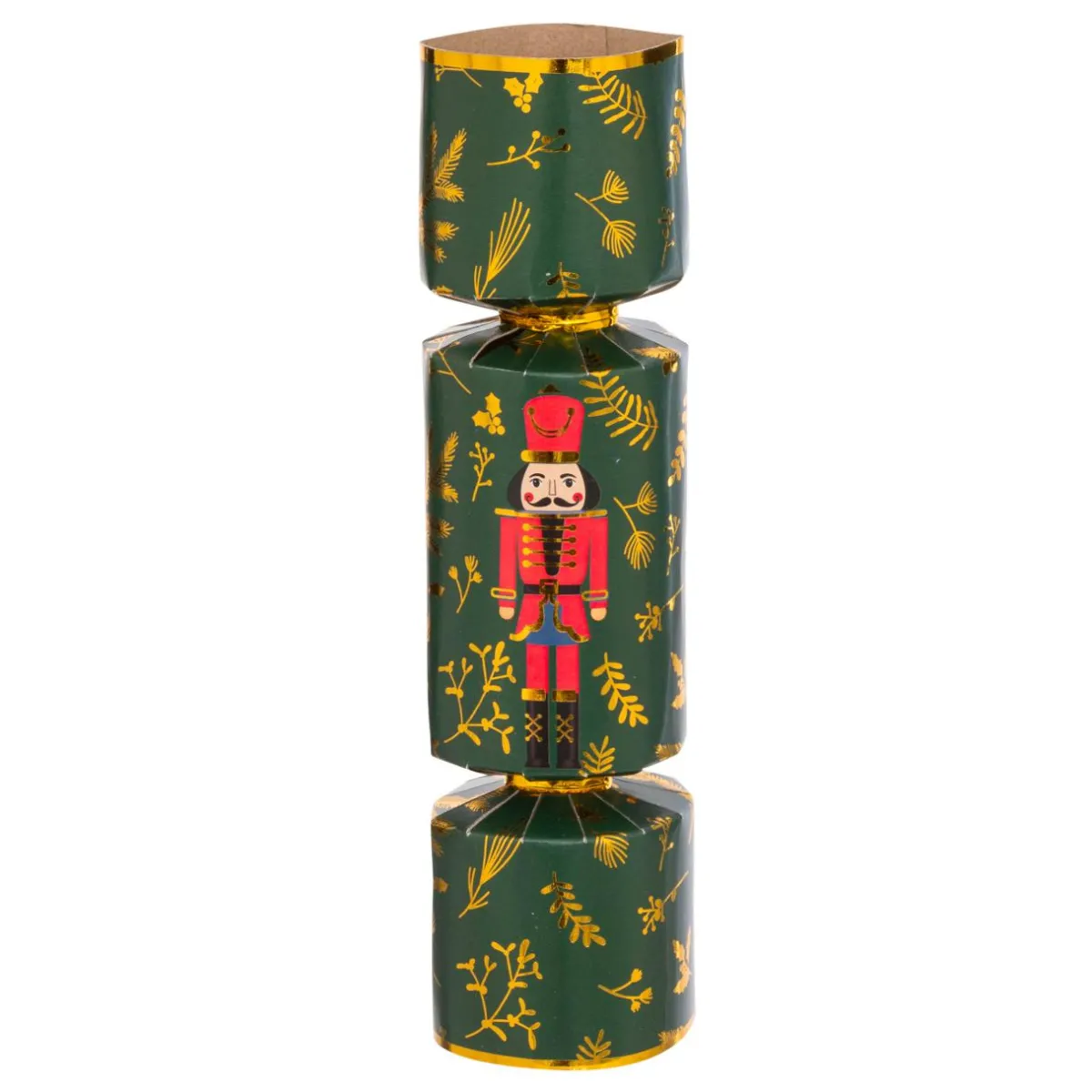 JJA Lot de 6 crackers de Noël Soldats Casse-noisette Vert et Rouge Multicolore Clearance