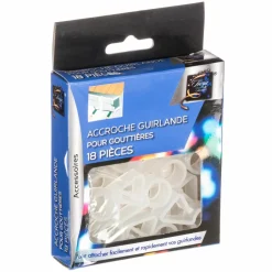 Feeric Lights & Christmas Lot de 18 crochets gouttière New