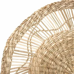 ATMOSPHERA Lot de 3 décorations murales roseau (D20-30-45 cm) Seagrass Naturel Outlet