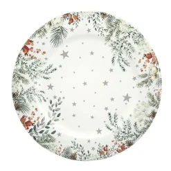 Feeric Lights & Christmas Lot de 12 dessous d'assiette Branches glacées Blanc Online