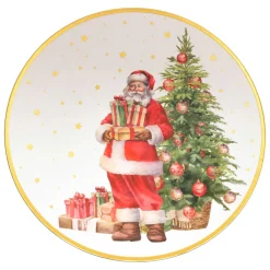 JJA Lot de 12 dessous d'assiette Père Noël et cadeaux Multicolore Outlet