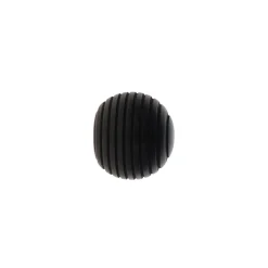 LUANCE Lot de 2 embouts tringle bois (D28 mm) Nils galaxie mat Noir Outlet