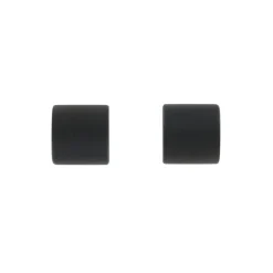 LUANCE Lot de 2 embouts tringle (D20 mm) Jim Bouchons mat Noir Online