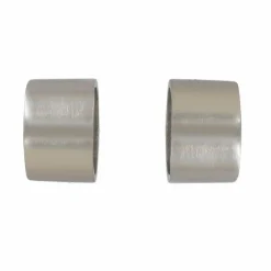 LUANCE Lot de 2 embouts tringle (D28 mm) Lino Bouchons mat Argent Clearance