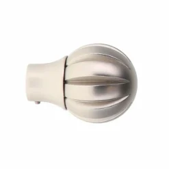 LUANCE Lot de 2 embouts tringle (D20 mm) Jim Touch of zen Argent Hot